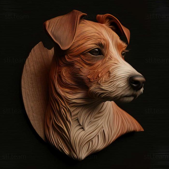 3D model Jack Russell Terrier dog (STL)